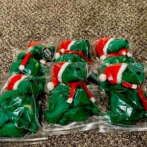 Full set of Salvino's Bamm Beanos MLB Christmas Beanie Bears